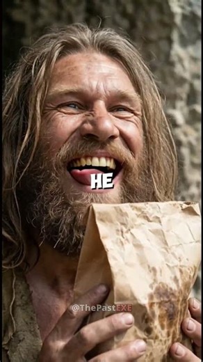 Caveman Tries McDonald's Drive-Thru for the First Time 🦣🍔 #shorts