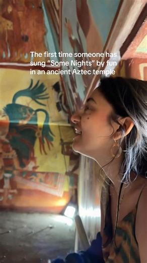 Music is how we connect with those who have come before us #aztec #museum #singing