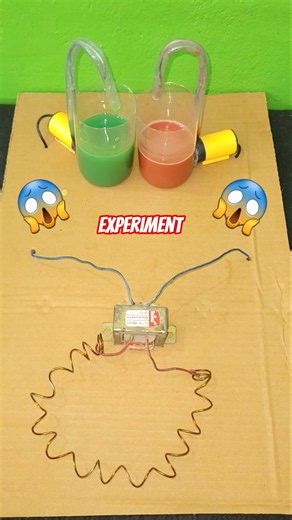 Simple DIY electronics engineering water flow project #experiment #waterpump