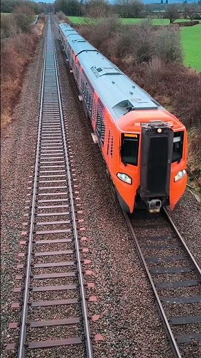 Class 196 DMU West Midlands Railway in Staffordshire