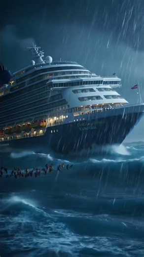 Cruise Ship vs. Massive Ocean Storm #Storm