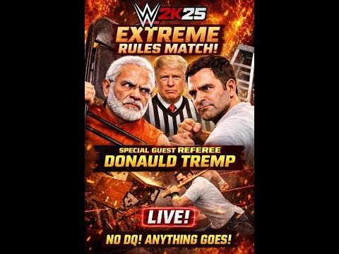🔴ModiX vs Rahool | Extreme Rules Match | WWE 2K25 Dream Face Off LIVE 🔥 🔥