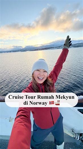 Mekyun on Instagram: "Rumah Mekyun di Norway untuk seminggu! 🇳🇴🚢 Nama kapal ni Hurtigruten Norway Coastal Voyage (@hurtigruten) Ramai orang termasuk Mekyun pilih cruise ni sebab nak ke Arctic Circle dan kejar Northern Lights ✨ Sebab laluan dia masuk kawasan Arctic Circle jadi peluang nampak Aurora tu lagi tinggi dan cantik 😍 Semua package trip ni Mekyun book dengan Sedunia Travel (@seduniatravel) so tak perlu pening fikir apa-apa. Semua dah arrange elok-elok dari awal sampai habis. Travel so