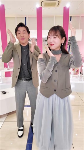 織田信成さんとぜんかわ💃🤍気合を入れて踊ってくださいました！🩰 #櫻井優衣 #恋髪オーディション #ぜんぶ可愛いのせい #FRUITSZIPPER #ふるっぱー