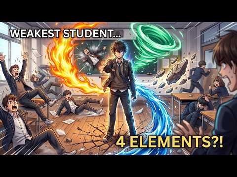 He Was Called a Failure… Until He Unleashed ALL 5 ELEMENTS! - Manhwa Recap