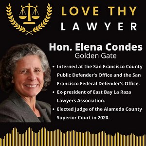 Prior to winning the election for Judge of the Alameda County Superior Court back in November of 2020 Hon. Elena Condes had vigorously defended the rights of the criminally accused for over 25 years. From her office in Berkeley, she has appeared in Courts throughout the Bay Area. She has extensive volunteer experience and has served on the board of the La Raza Lawyers Association. Listen to this episode from before she was elected Judge! Aired on 09/30/2020 Episode No. 25 Click the link to liste