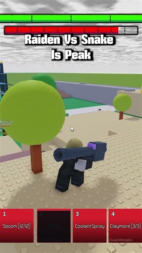 ABA Raiden Vs Snake Is Peak Moment #roblox #anime #aba