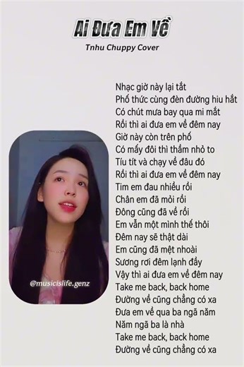 Nhạc giờ này lại tắt… | Ai Đưa Em Về | Tnhu Chuppy Cover