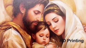 CHAOSETKEN Ascension of Jesus Wall Art Christian Pictures God Resurrection Poster Prints Christ Jesus Prayer Paintings for Office Church Decor Framed (18L x 12W)