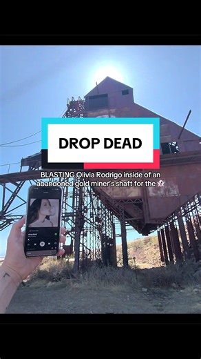 BLASTING olivia rodrigo’s new song drop dead for the SPIRIIIITS! comment what song i should play next 🫶 #haunted #paranormal