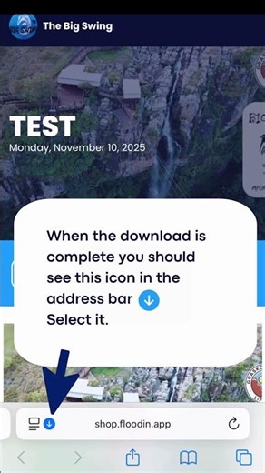 How to download your video on iPhone / Safari Browser