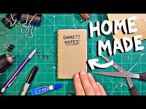 I Made a HOMEMADE Pocket Notebook!