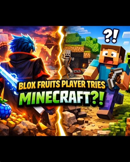 What's Difference between Minecraft and Blox Fruits 💀
