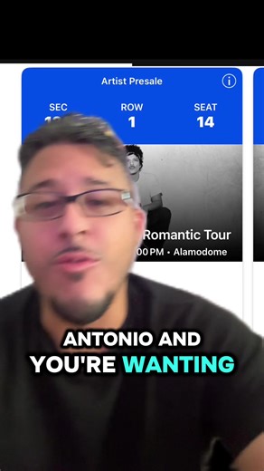 Selling two tickets to see Bruno Mars in San Antonio on September 23rd Section 136, Row 1, seats 14-15 My wife and I wanted to get tickets to the one in Arlington Texas, but we weren’t sure we were going to. So I joined the queue for San Antonio. I got two tickets in an hour later. She was able to get tickets for us here in Arlington. With that being said, we don’t need the ones in San Antonio anymore, so I am basically trying to make my money back and sell them to somebody else that needs them