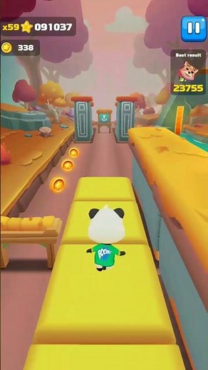 Panda Pet Runner New Gameplay #shortvideo
