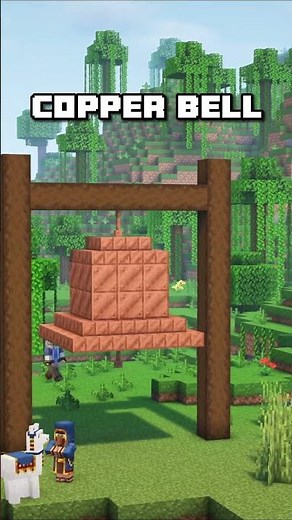 Craft this Stunning Copper Bell in Minecraft!! 🔔