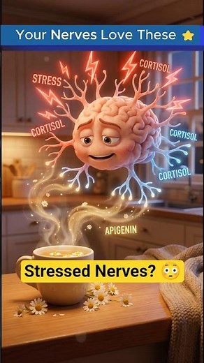 Stressed Nervous System? Feed It These 5 Foods 😳🧠 #shorts