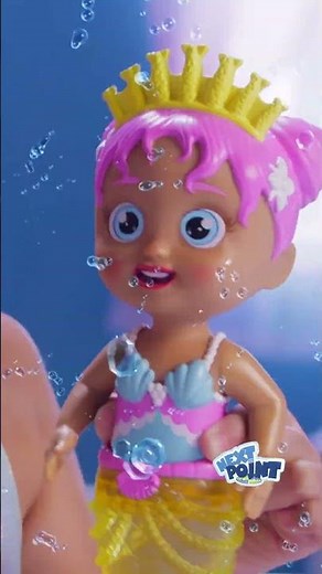 Muñeca Bloopies Shimmer Mermaids Con Cola Brillante Y Corona | NEXT POINT
