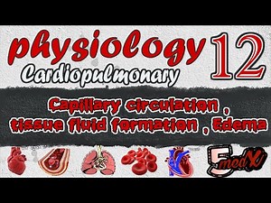 Lecture 12 : Capillary circulation ,tissue fluid formation , edema