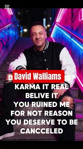 Christian Spridon-David Walliams CANCCELED-Yes.Hi Deserve