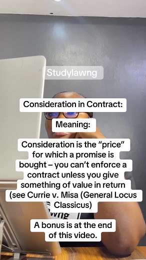 Understanding Consideration in Contract Law