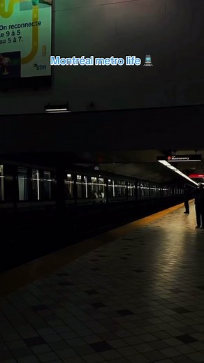 Cinematic moments in the Montreal Metro #montréal