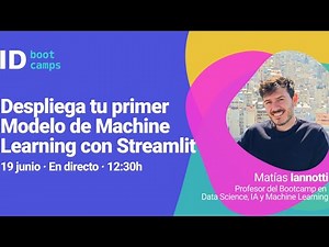Despliega tu Primer Modelo ML con Streamlit