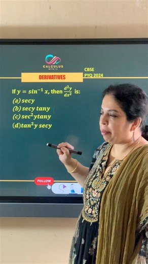 36K views · 549 reactions | Derivatives | CBSE class 12 Maths | Previous year question (PYQ) for board exam 2026#mathematics #reelsinstagram #maths #fbreels #conceptsbyij #calculuswithij #mathstudents #mathtutor #class12maths #integration #calculus #integrals #derivatives #cbseboards2026 | Concepts by Indervir Jolly | Facebook