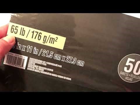 How to choose card stock - which weights