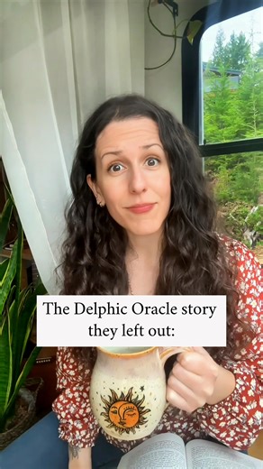 Stella Porta ⚭ Founder of 𝙃𝙤𝙣𝙚𝙮𝙬𝙤𝙢𝙗 | The oracle was never “out there.” It was always in the dreaming body. In the Delphi thread, Gaia sends up dreams that reveal what humans... | Instagram