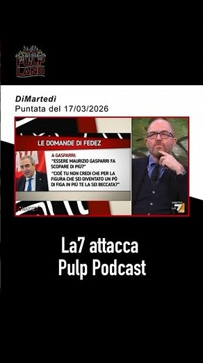 La7 attacks Pulp Podcast #fedez #mrmarra #pulppodcast
