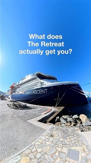 What does The Retreat actually get you on Celebrity Cruises?