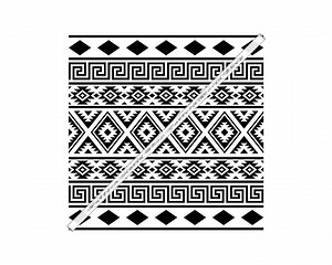 Aztec Pattern #6 SVG, Tribal Pattern SVG, Southwest Pattern SVG, Clipart, Files for Cricut & Silhouette, Png, Peekaboo Tumbler, Print, Vinyl - Etsy