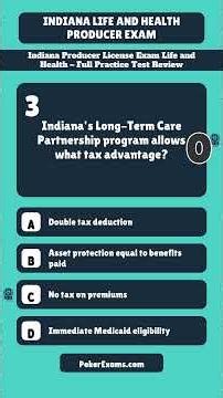 Indiana Producer License Exam Life and Health – Full Practice Test Review