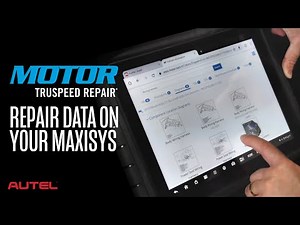 MOTOR TruSpeed Repair Data On Your MaxiSYS | Autel