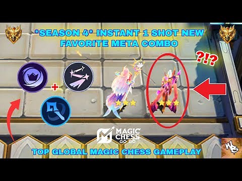 NEW OVERPOWERED TOP GLOBAL META MAGE COMBO - BEST MAGIC CHESS STRATEGY - MAGIC CHESS GO GO