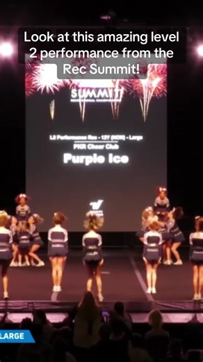 PKR Cheer Club Purple Ice! 💜 We loved this routine!! #reccheer #reccheerleading #level2 #recsummit @PKR_CheerClub