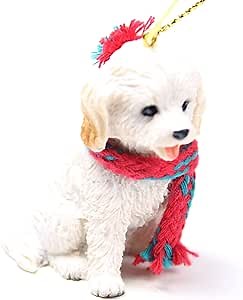 Conversation Concepts Cockapoo Tiny Miniature One Christmas Ornament White - Delightful!