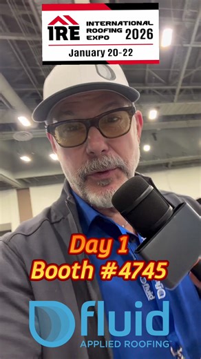 Fluid Applied Roofing is at the International Roofing Expo in Las Vegas. Come see us at booth #4745 to learn more about our products and systems for commercial Fluid Applied Roofing. #fluidappliedroofing #internationalroofingexpo #roofing #commercialroofing
