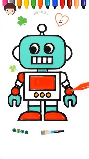 Toy Robot satisfying creative art, | Teddy bear Jelly Painting & Coloring #colors #art