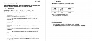 I. IDENTIFICATIONIdentify the type of textual aid used in eac... | Filo