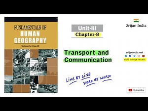 Chapter 8| Human Geography| Class 12 | Srijan India