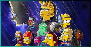 ¡Disney  y Marvel anuncian el crossover oficial de 'Los Simpson' y 'Loki'!