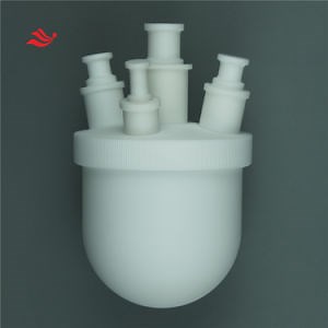 [Hot Item] PTFE Four Neck Round Bottom Flask 500ml High Temperature Resistant Laboratory Ware