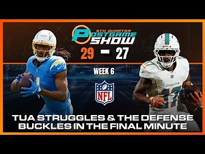 DEFENSE BUCKLES & TUA STRUGGLES! Miami Dolphins LOSE To Los Angeles Chargers!