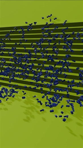 Falling Data Symbols 🔠💚 | Satisfying 3D Loop