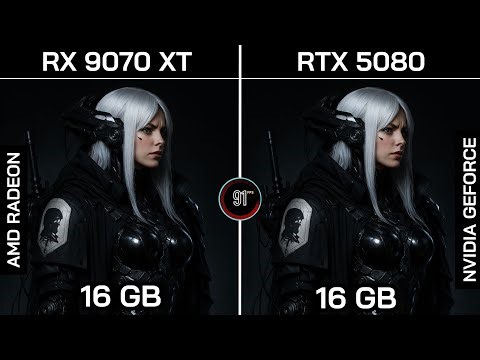 RX 9070 XT VS RTX 5080+ Ryzen™ 7 9800X3D : TEST IN 20 GAMES