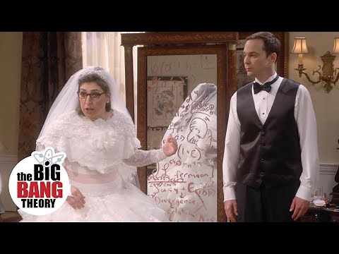 Amy and Sheldon Discover Super-Asymmetry on their Wedding Day | The Big Bang Theory
