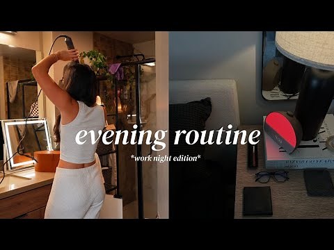 *realistic* and cozy evening routine on a work night 🕯️🌙🍂