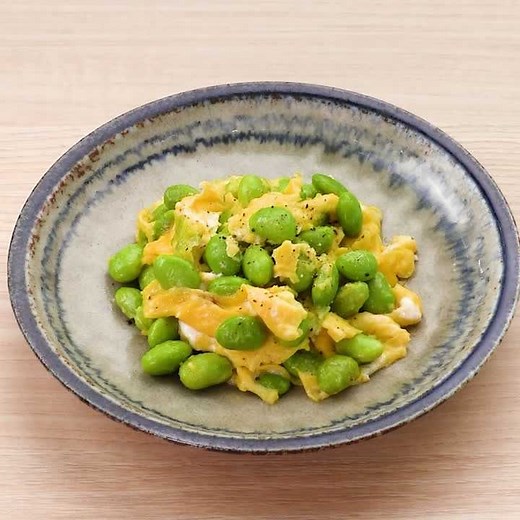 あっさりおいしい！ 枝豆の卵炒めのレシピ動画・作り方 | デリッシュキッチン